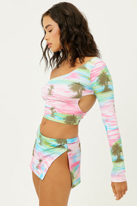 Tina Palmz One Shoulder Bikini Top With Cutout On Side