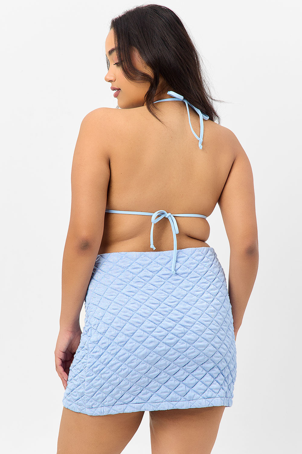 Windward Mini Skirt  Baby Blue