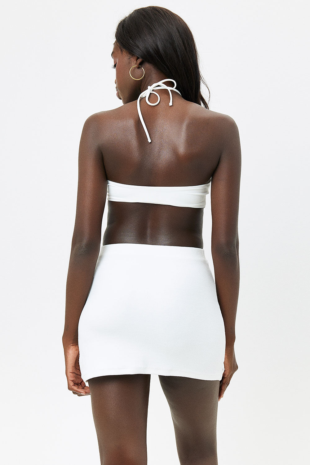 Windward Terry Skirt  White