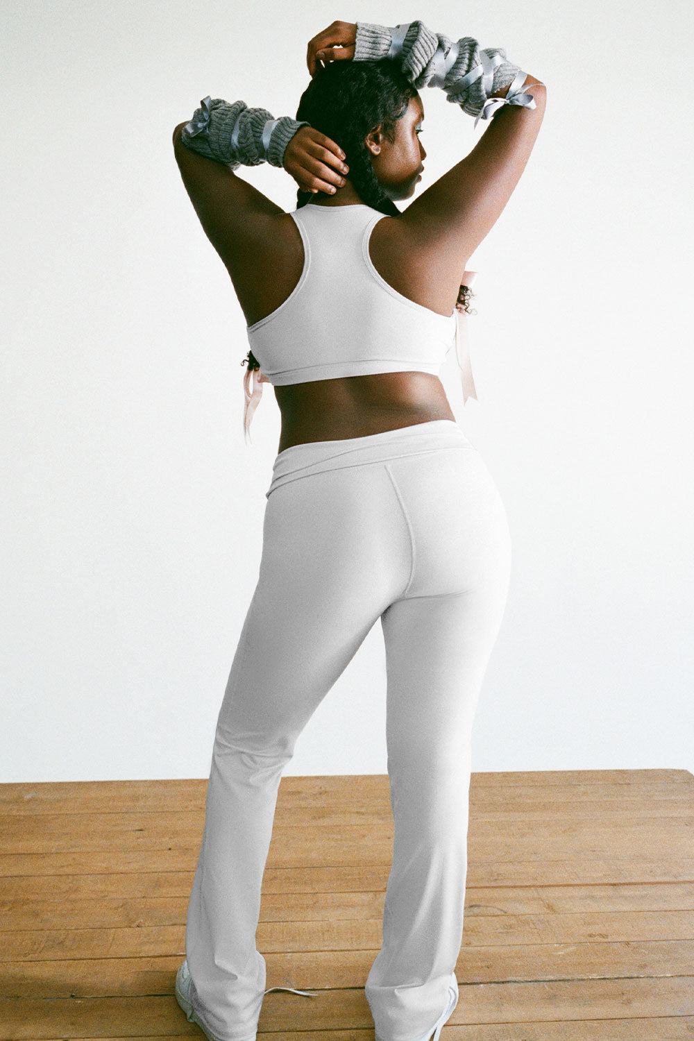 Zippy High Waist Flare Legging  Icy Gray