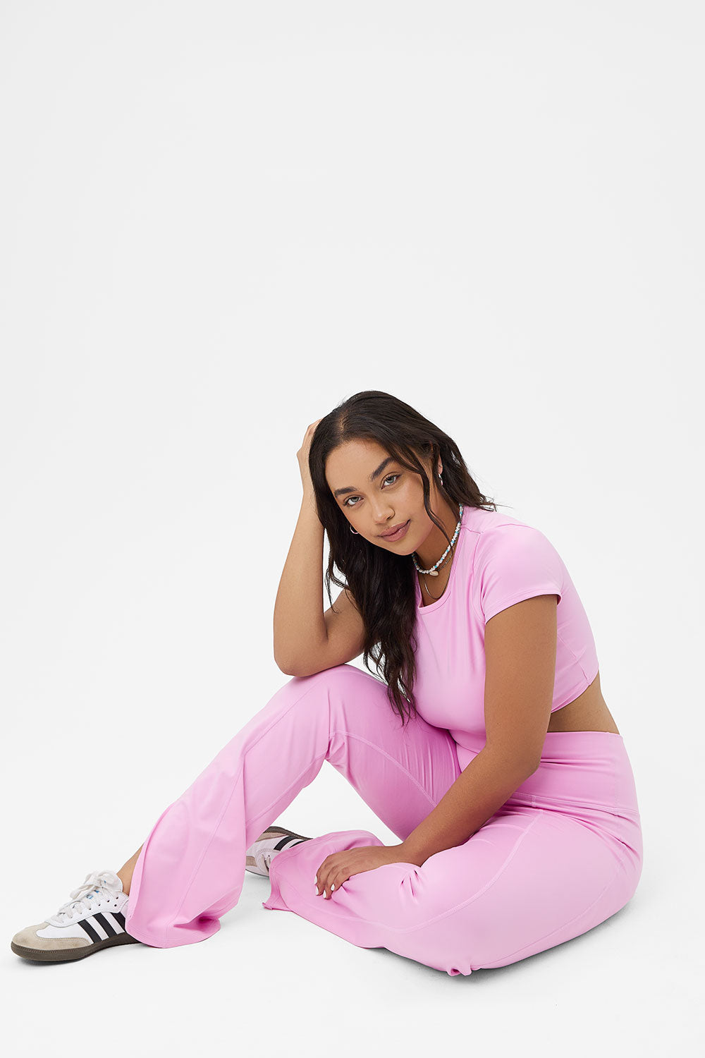 Zippy Flare Legging  Baby Pink