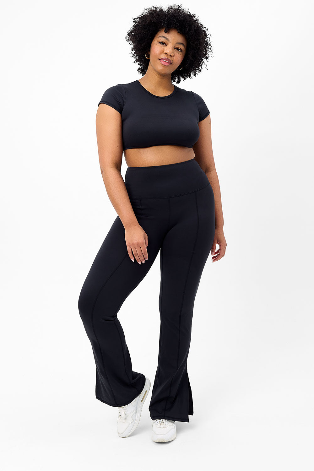 Zippy Flare Legging - Black