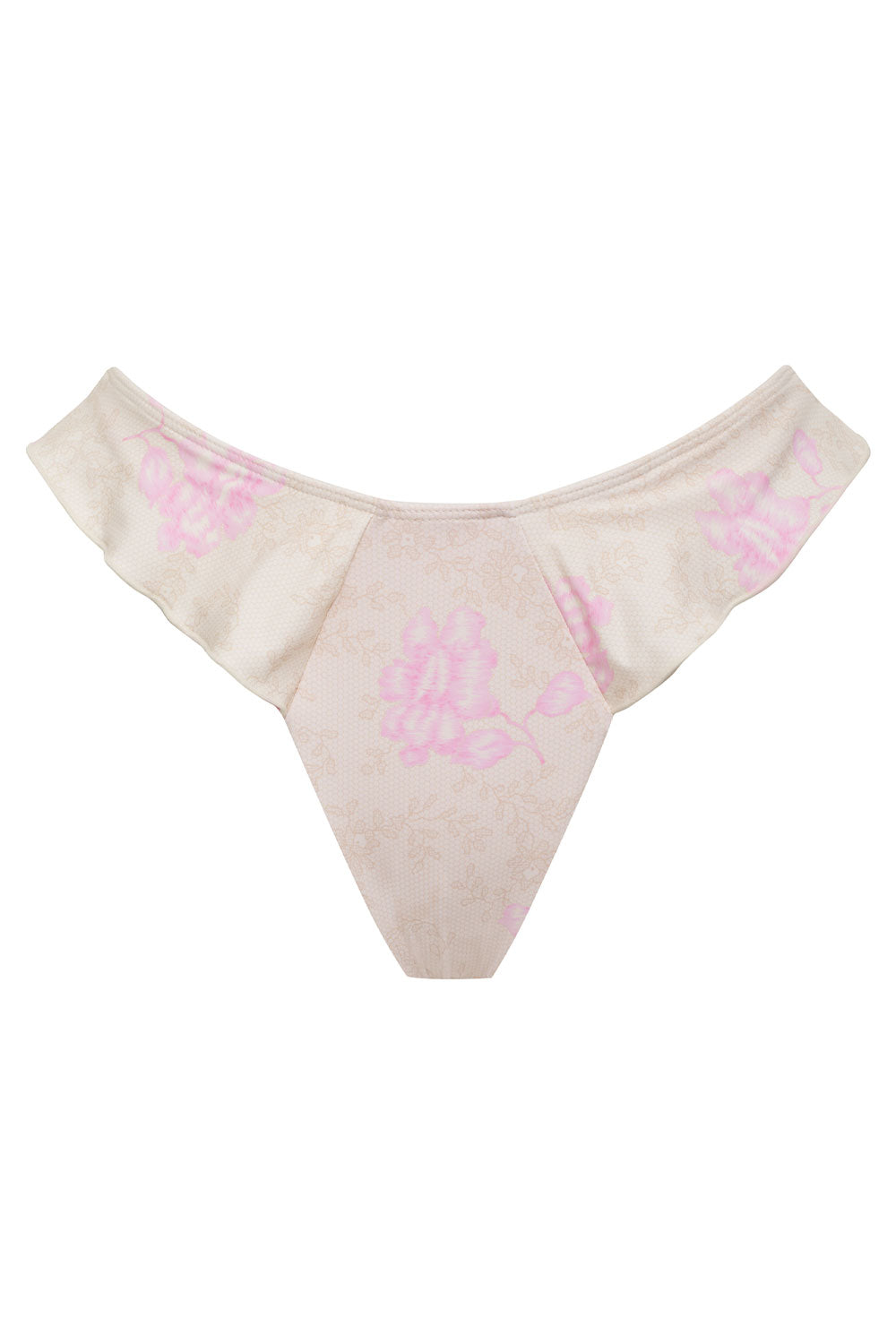 x PAMELA ANDERSON Westward Cheeky Bikini Bottom - Lace on the Beach