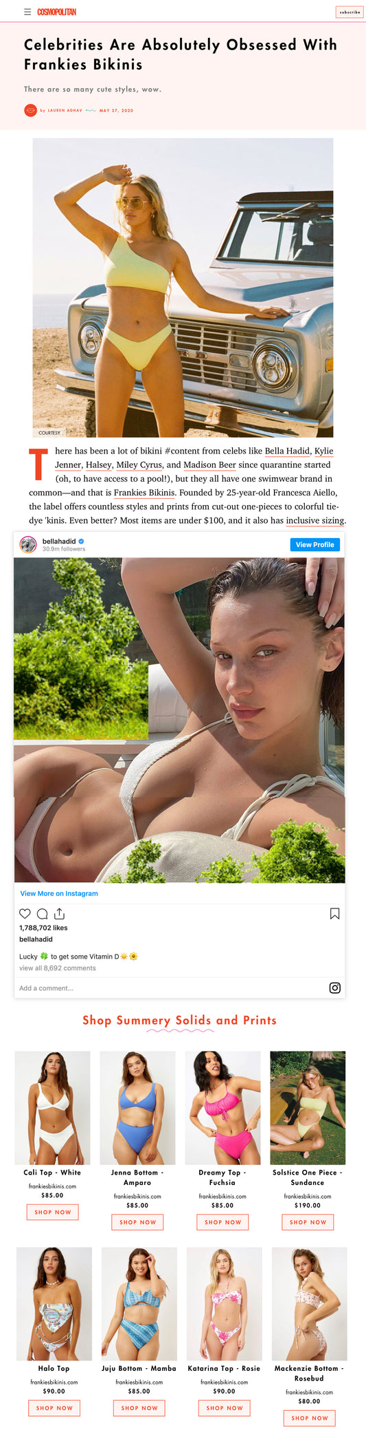 frankies bikinis cosmopolitan celebrities