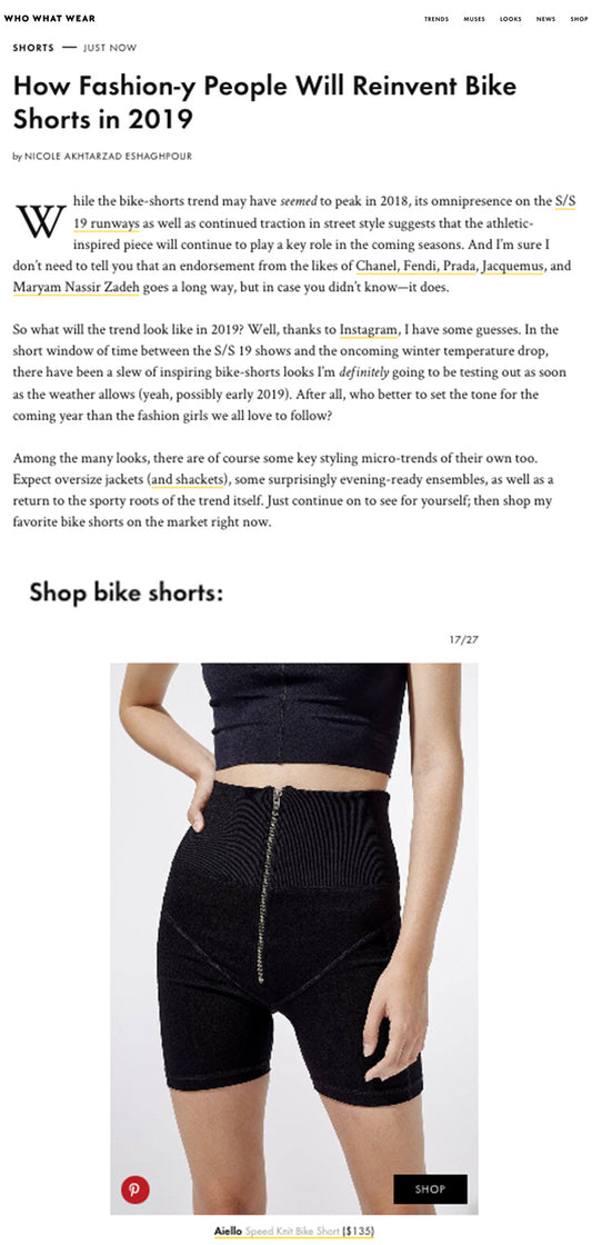 Aiello bike short