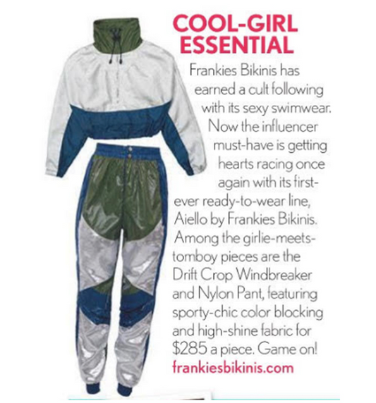 Aiello cool girl essential windbreaker set