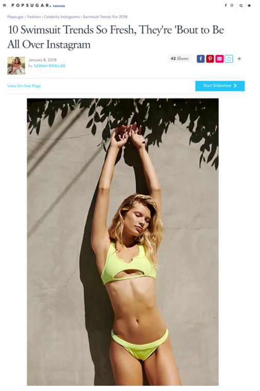 Neon Yellow Cole Frankies Bikinis