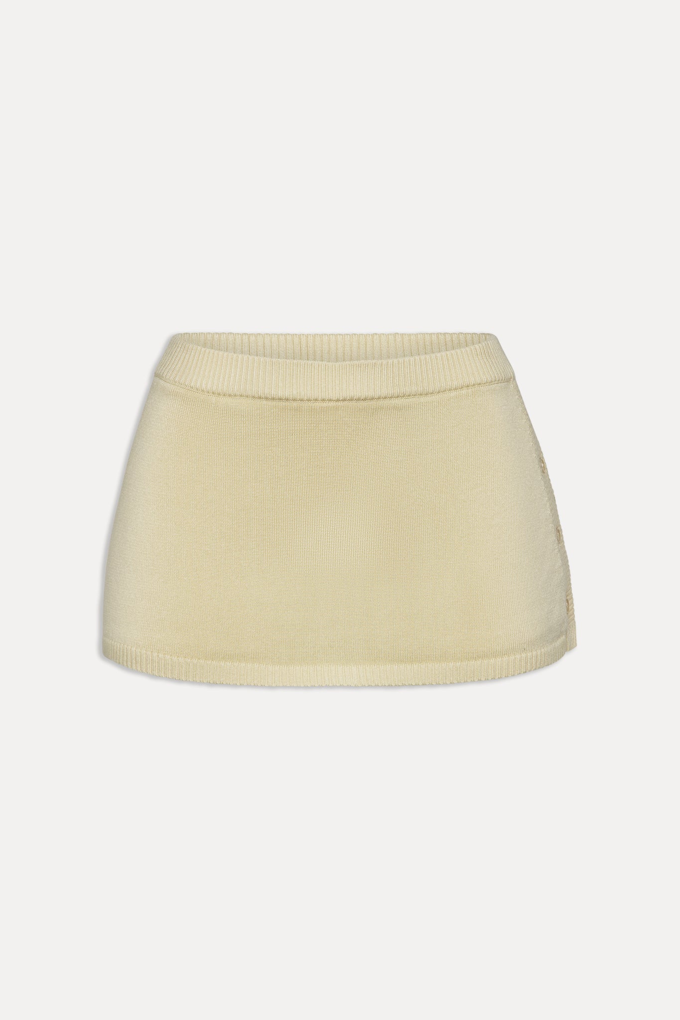 Ash Knit Mini Skort  Buttercup