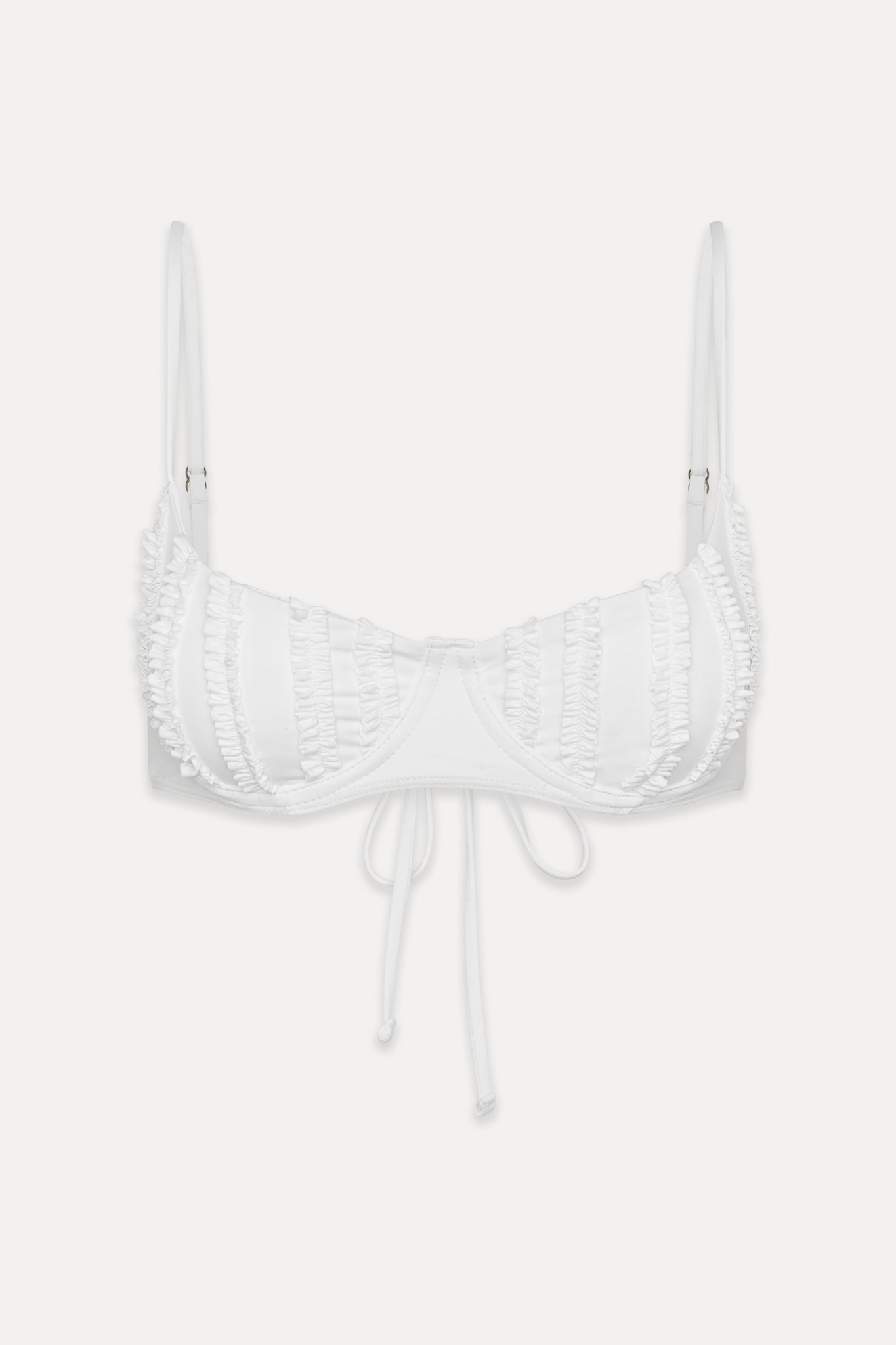 Cola Underwire Bikini Top  Optic White