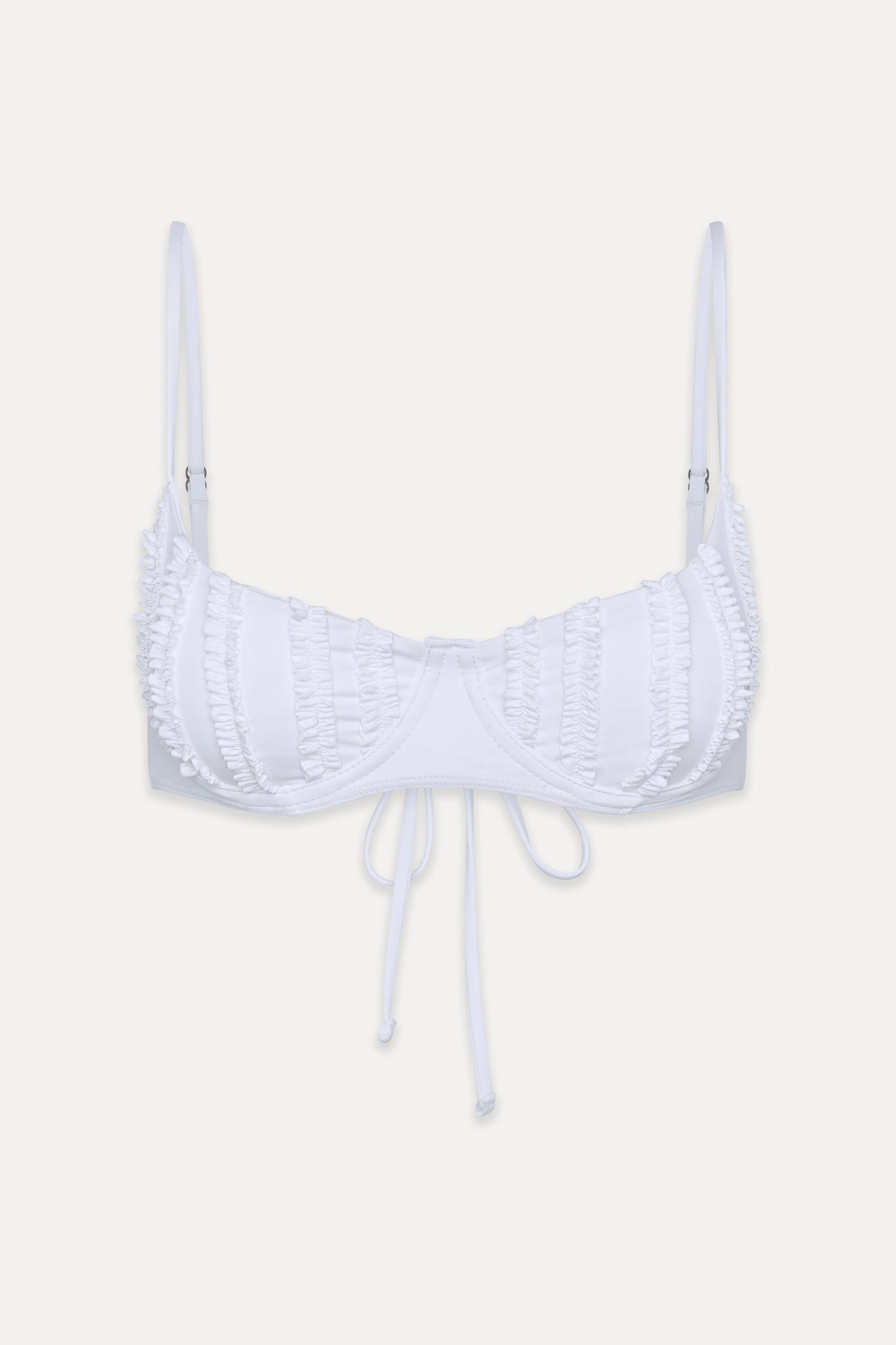 Cola Underwire Bikini Top  Optic White