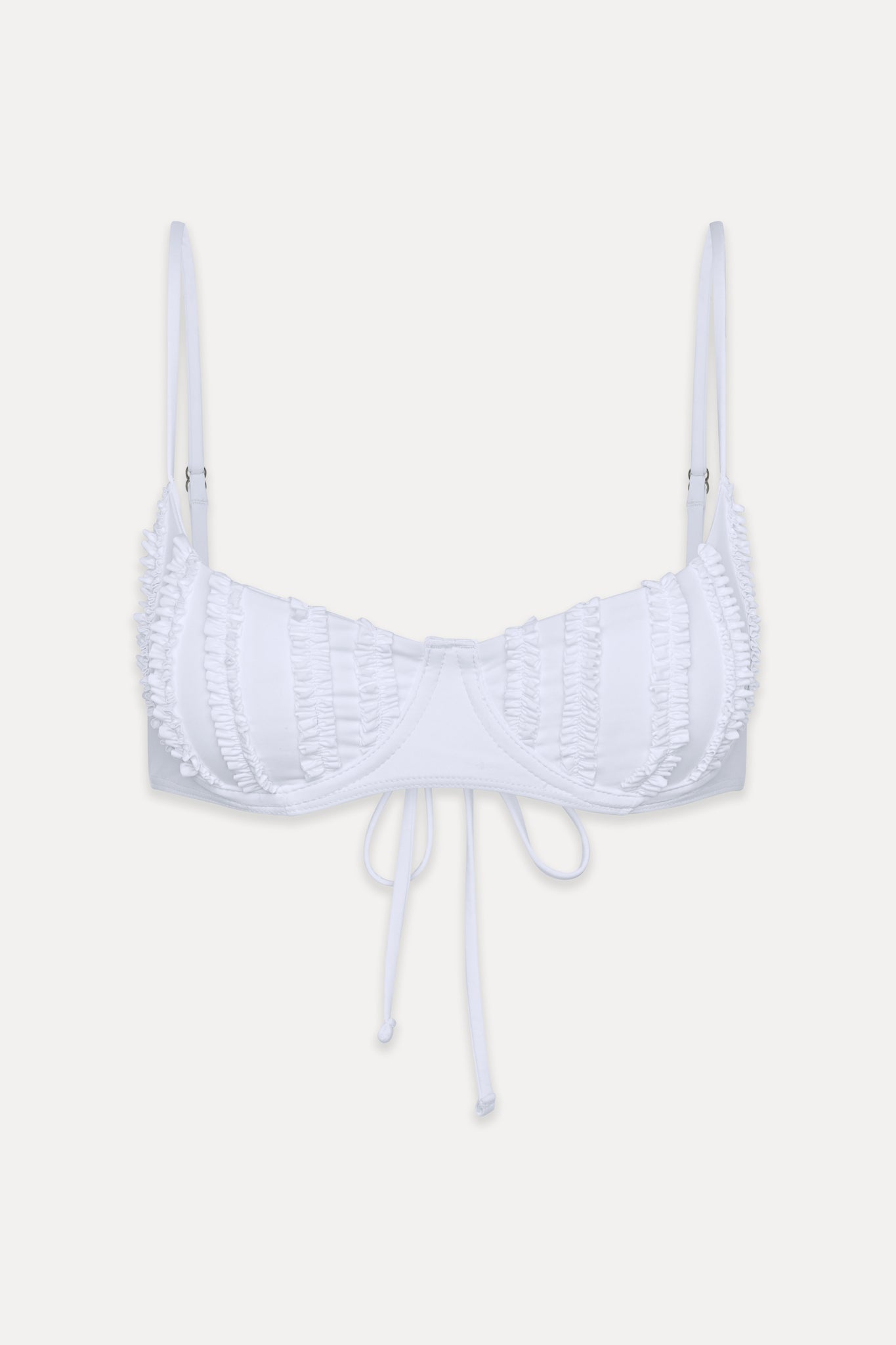 Cola Underwire Bikini Top - Optic White