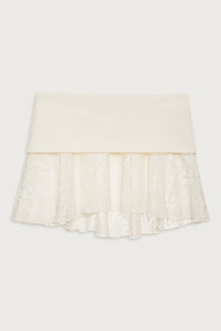 Dream Lace Skirt - Porcelain
