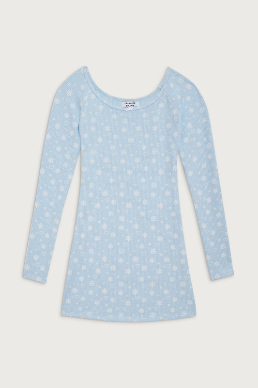 Product-Hover--Lumi Waffle Mini Dress - Flurries