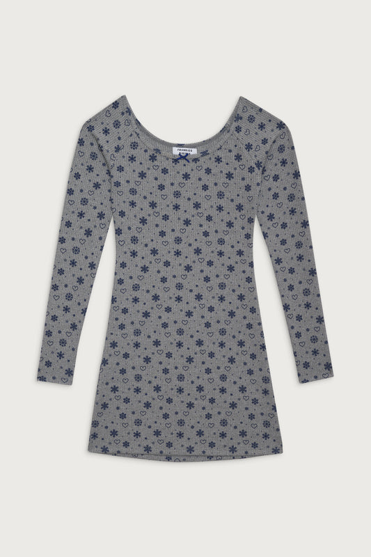 Product-Hover--Lumi Waffle Mini Dress - Apres Ski