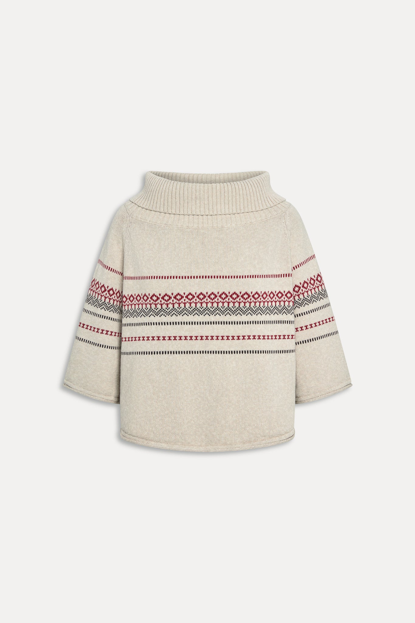 Adams Cotton Knit Poncho  Taos