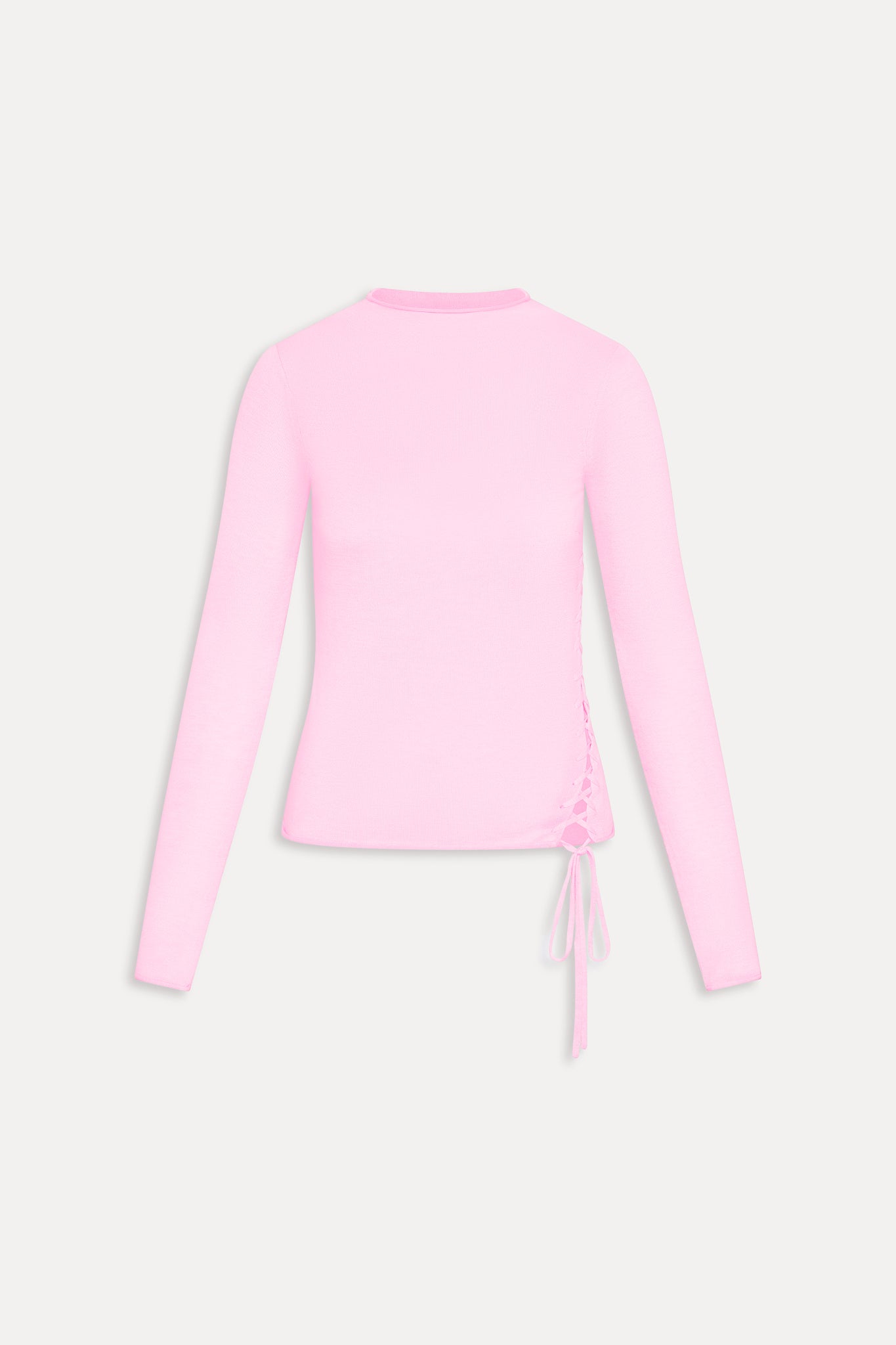 Adele Mock Neck Top  Pillow Pink