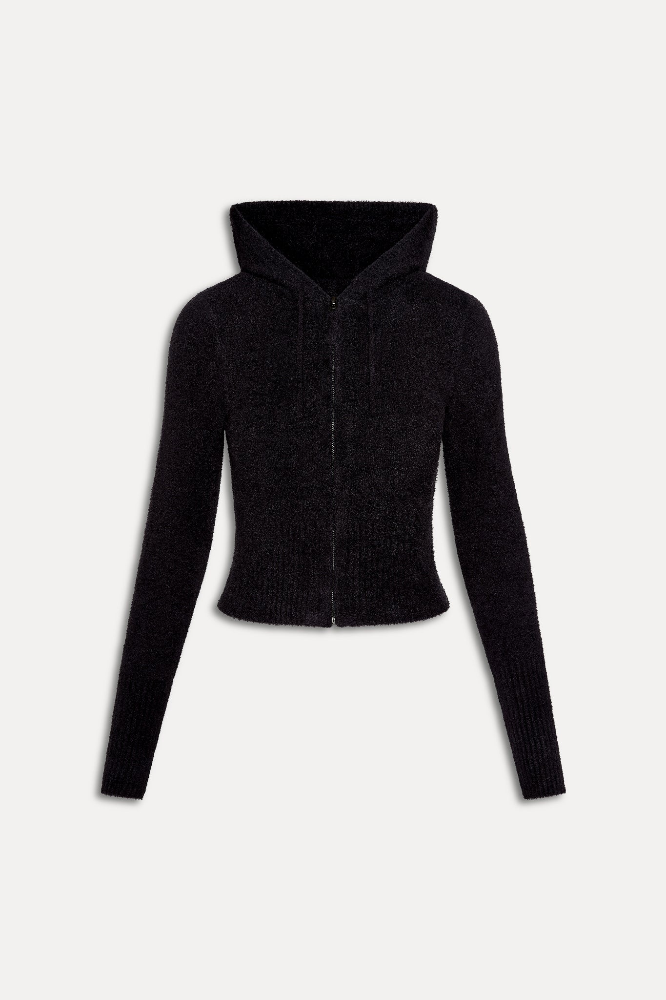 x Barefoot Dreams Aimee Zip Up Hoodie  Black