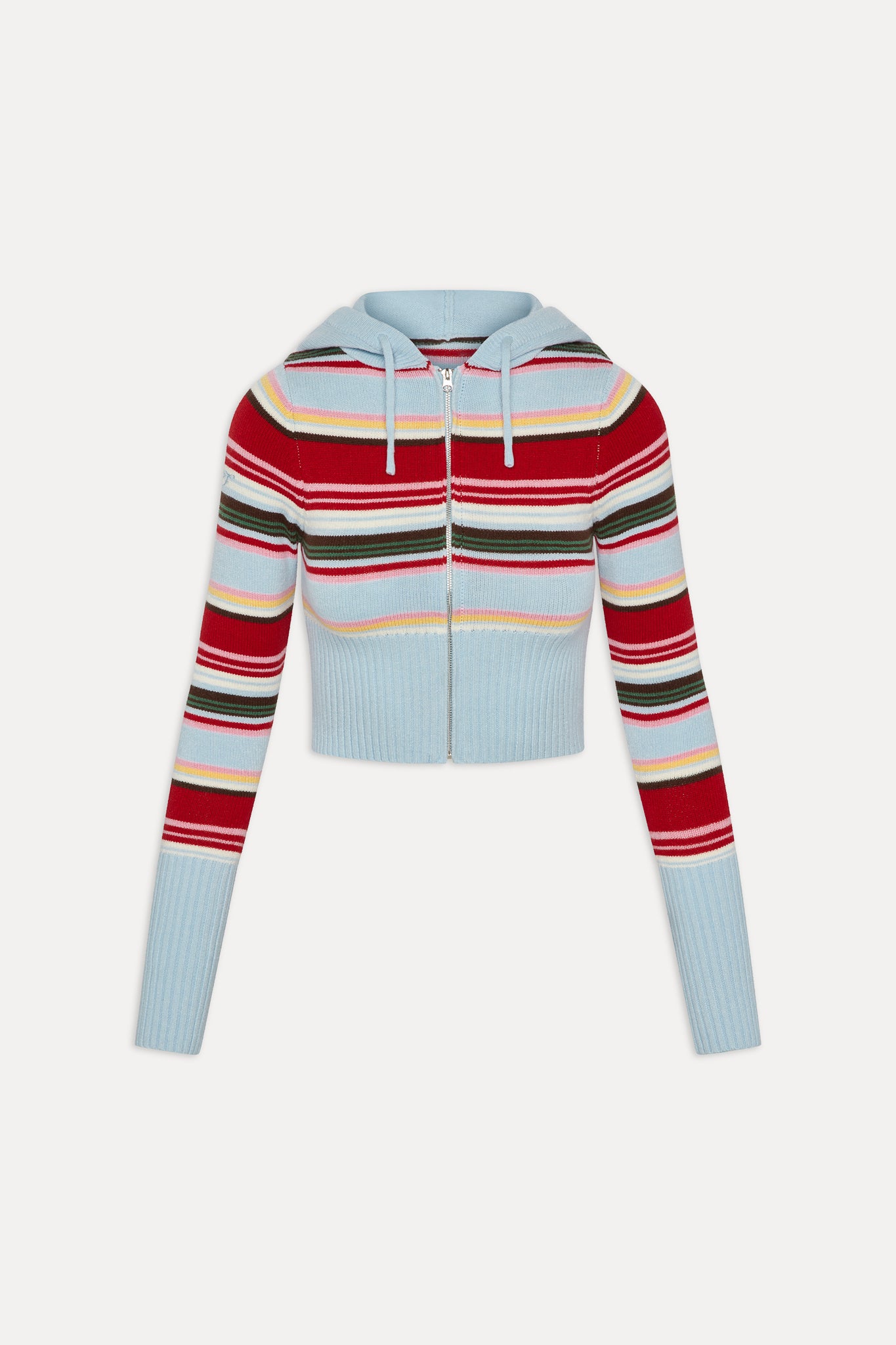 Aimee Zip Up Knit Hoodie - Ocean Ave