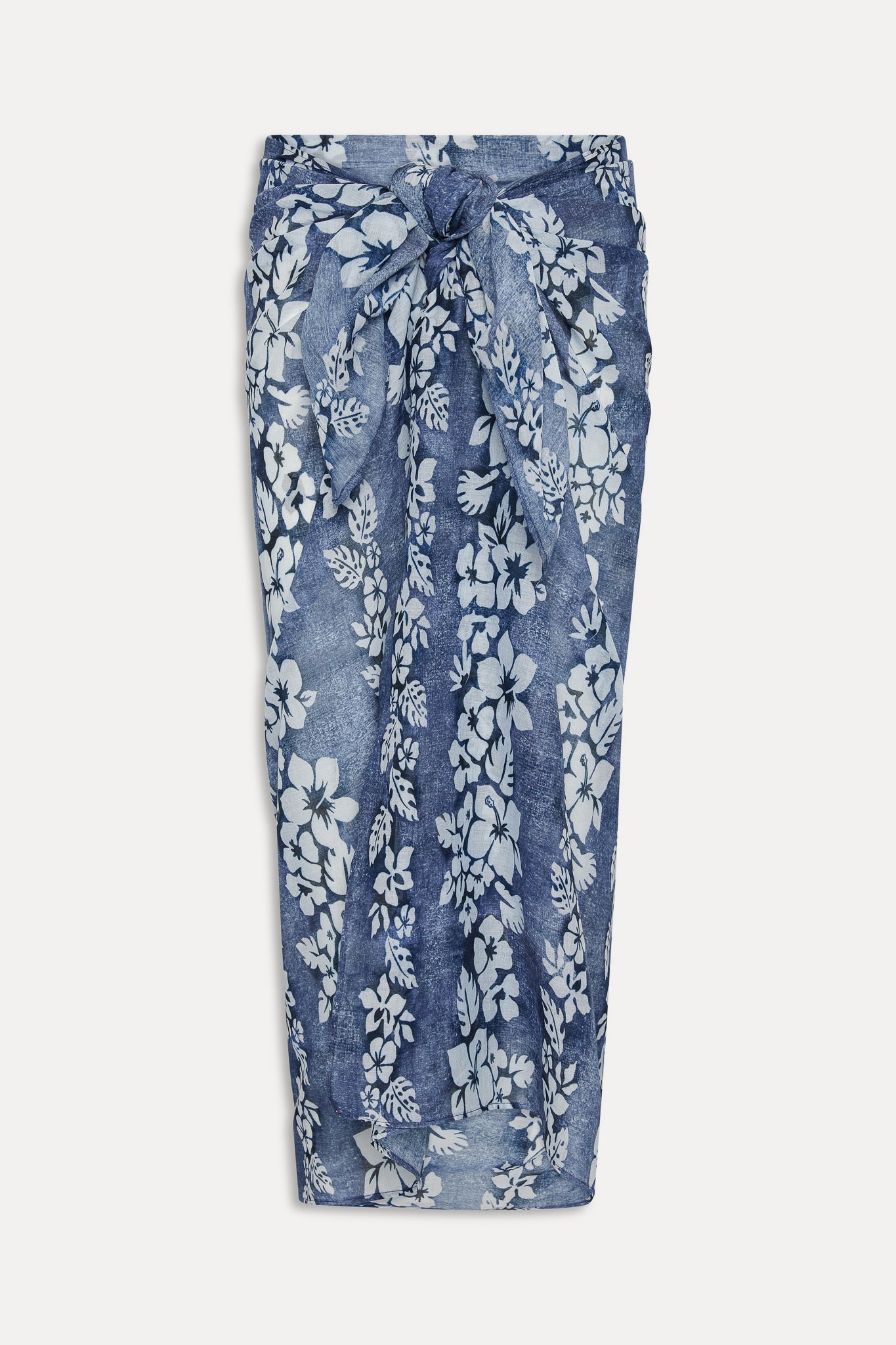 Alessia Cotton Sarong  Blue Lei