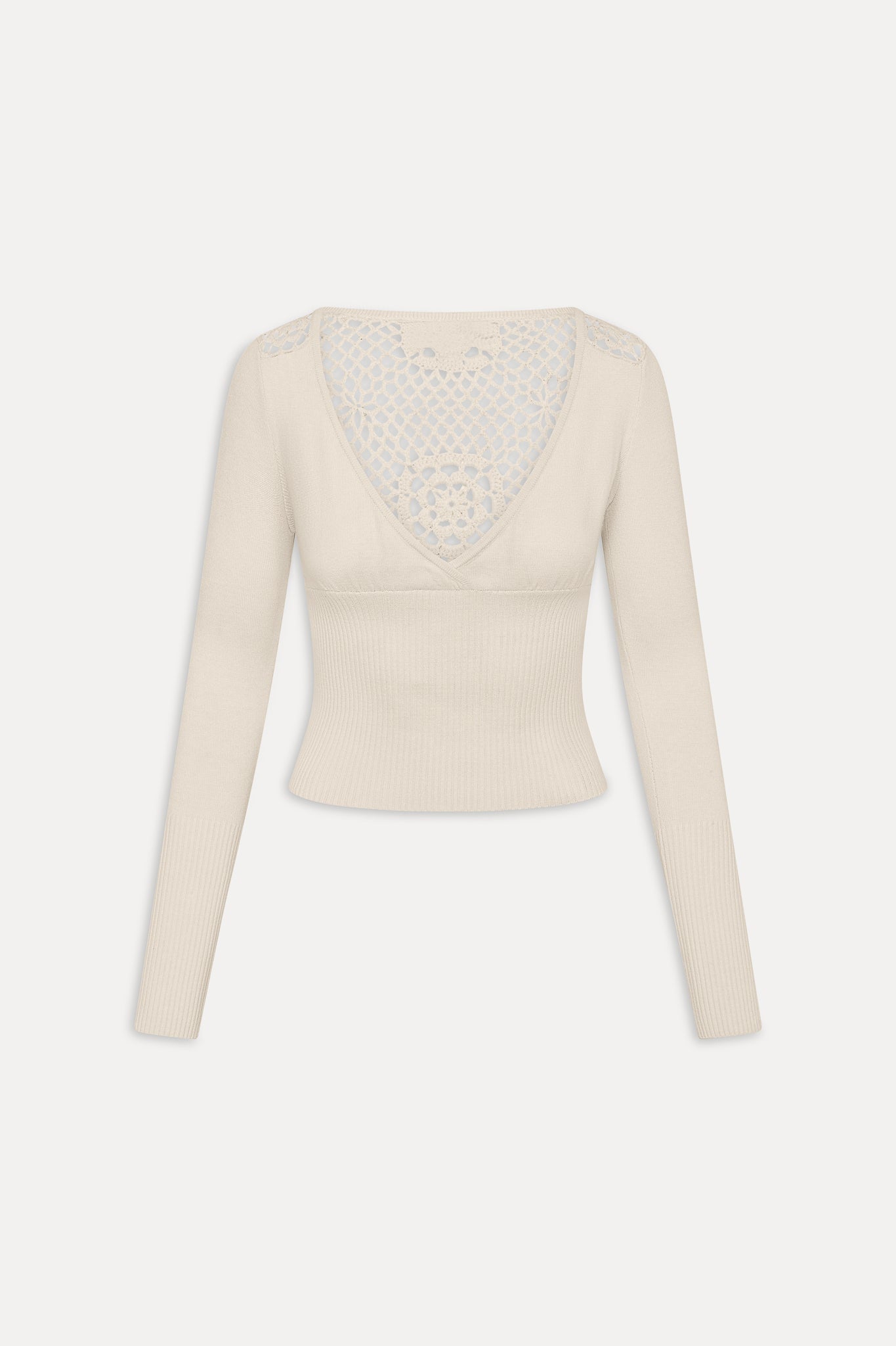 Arlo Crochet Knit Shirt  Bunny