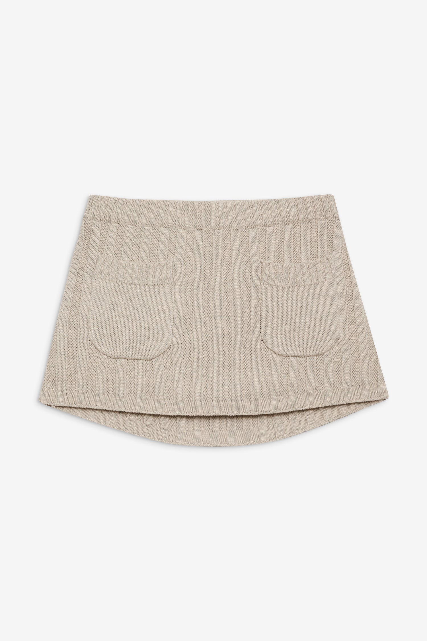 Ashton Knit Mini Skort  Cream