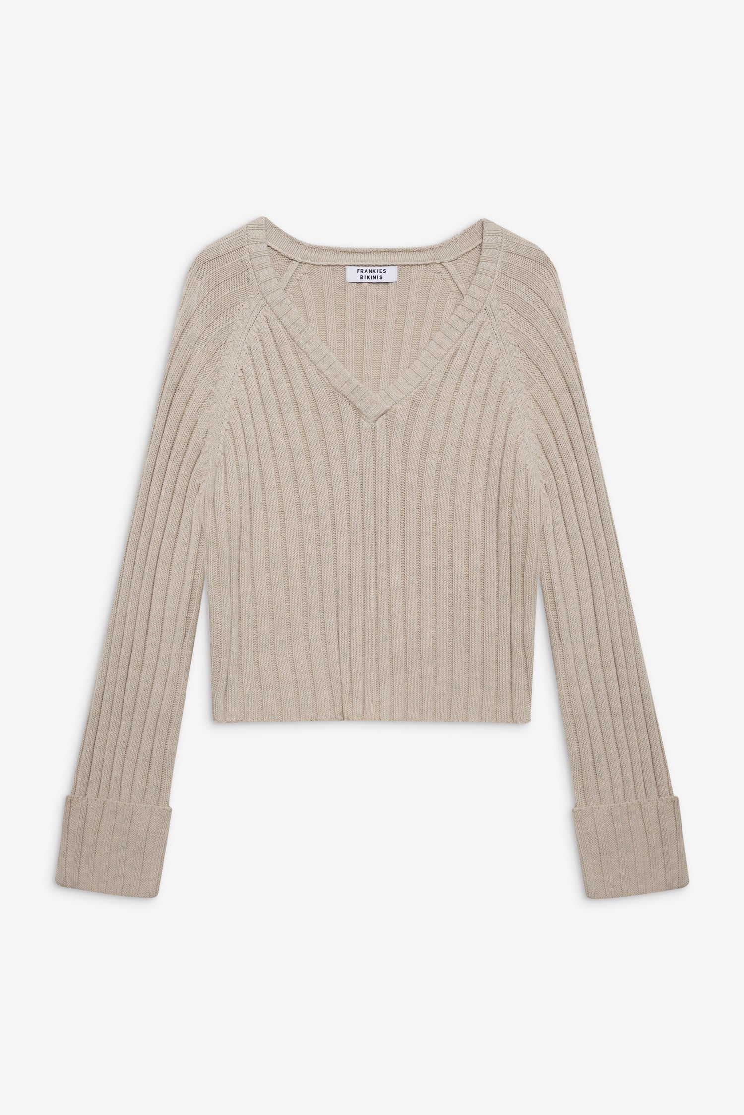 Ashton Cotton Knit Sweater  Cream