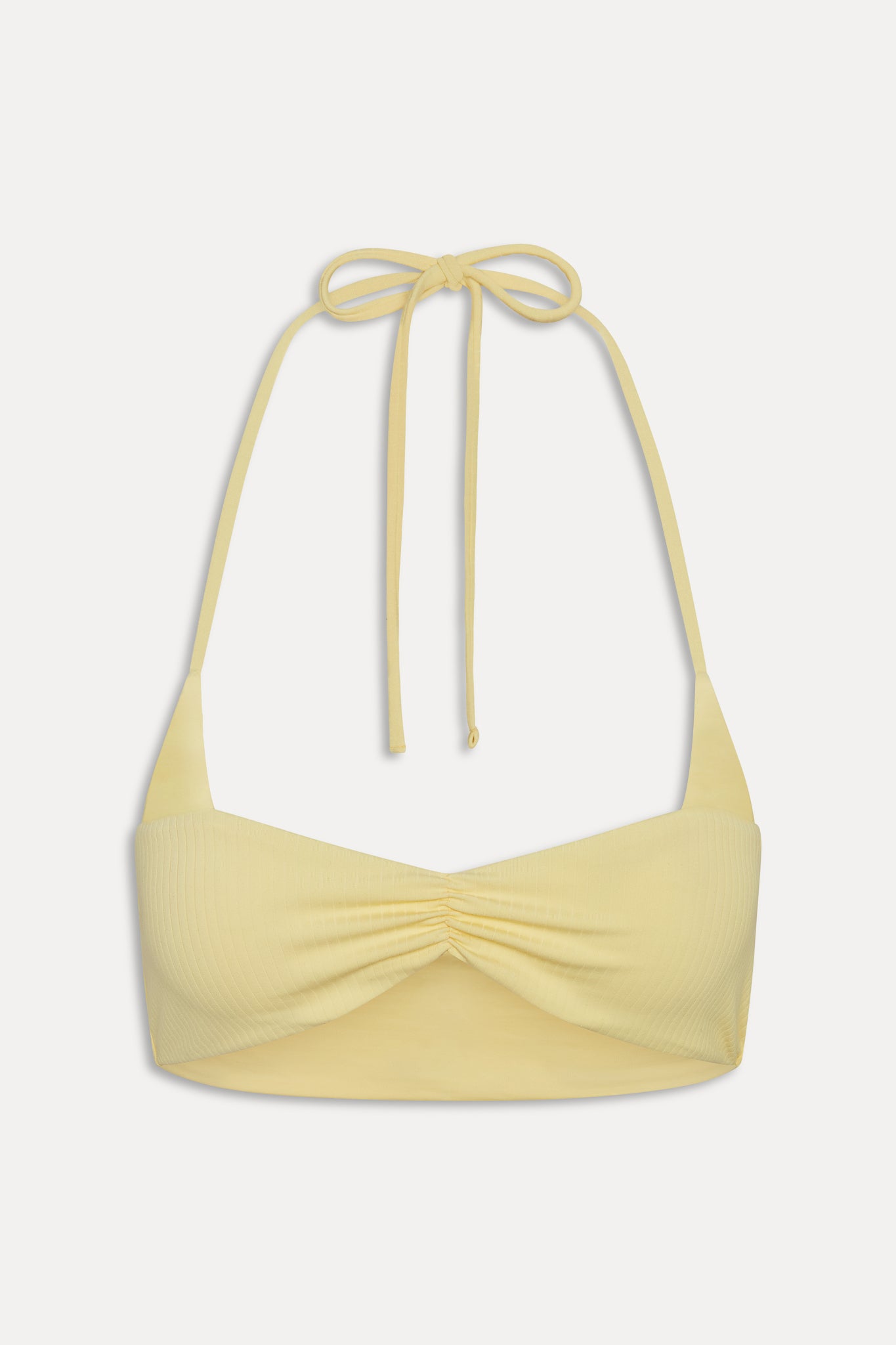 x JENNIE Astrid Ribbed Bikini Top  Honeycomb