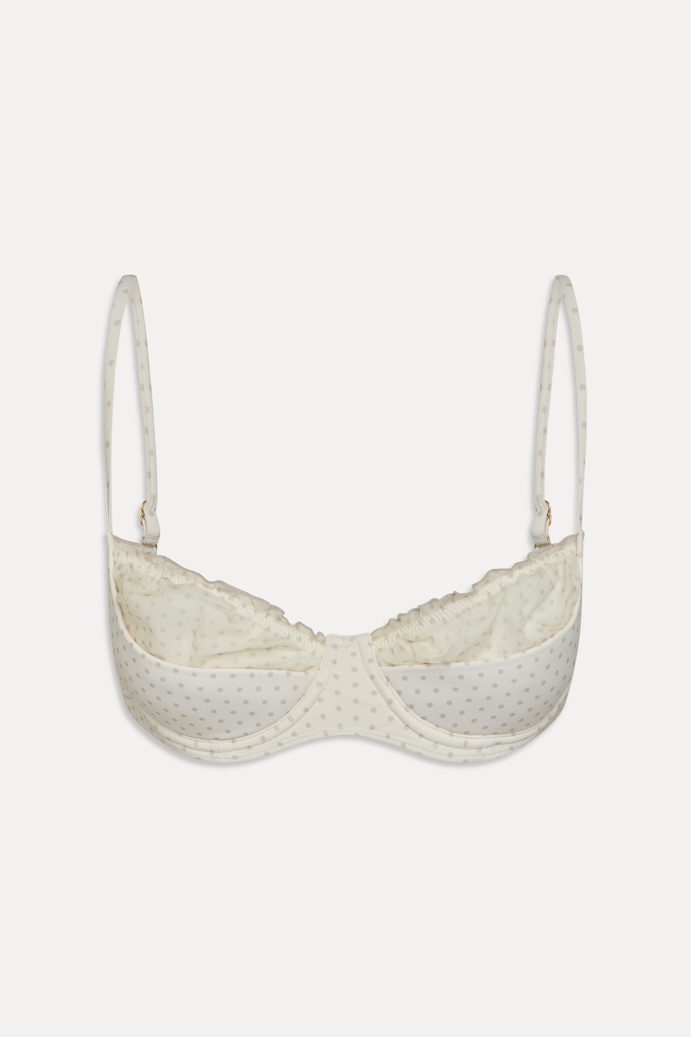 x Khy Austin Underwire Bikini Top - Pearl Dot