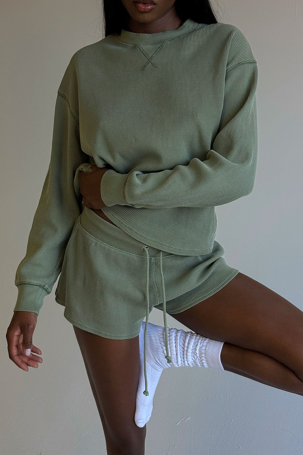 Noah Thermal Long Sleeve Shirt  Fern