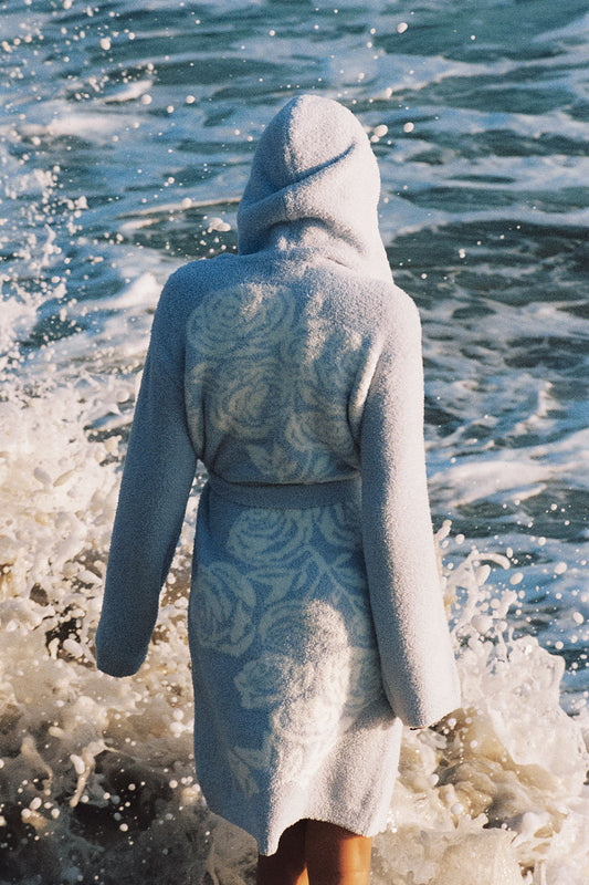 Product-Hover--x Barefoot Dreams Fireside Hooded Robe - Ocean Mist