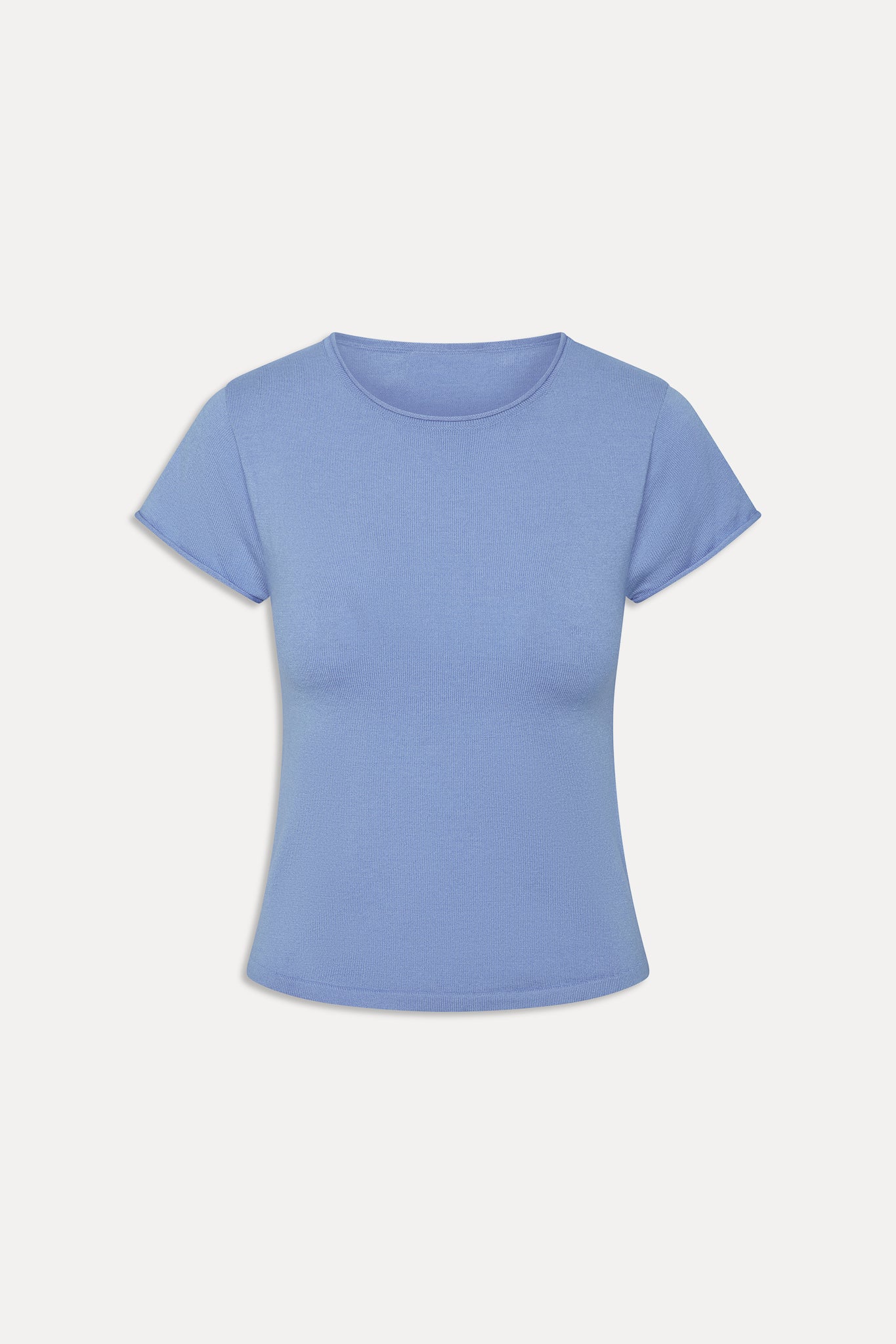 Baylee Knit Tee - Heaven Blue