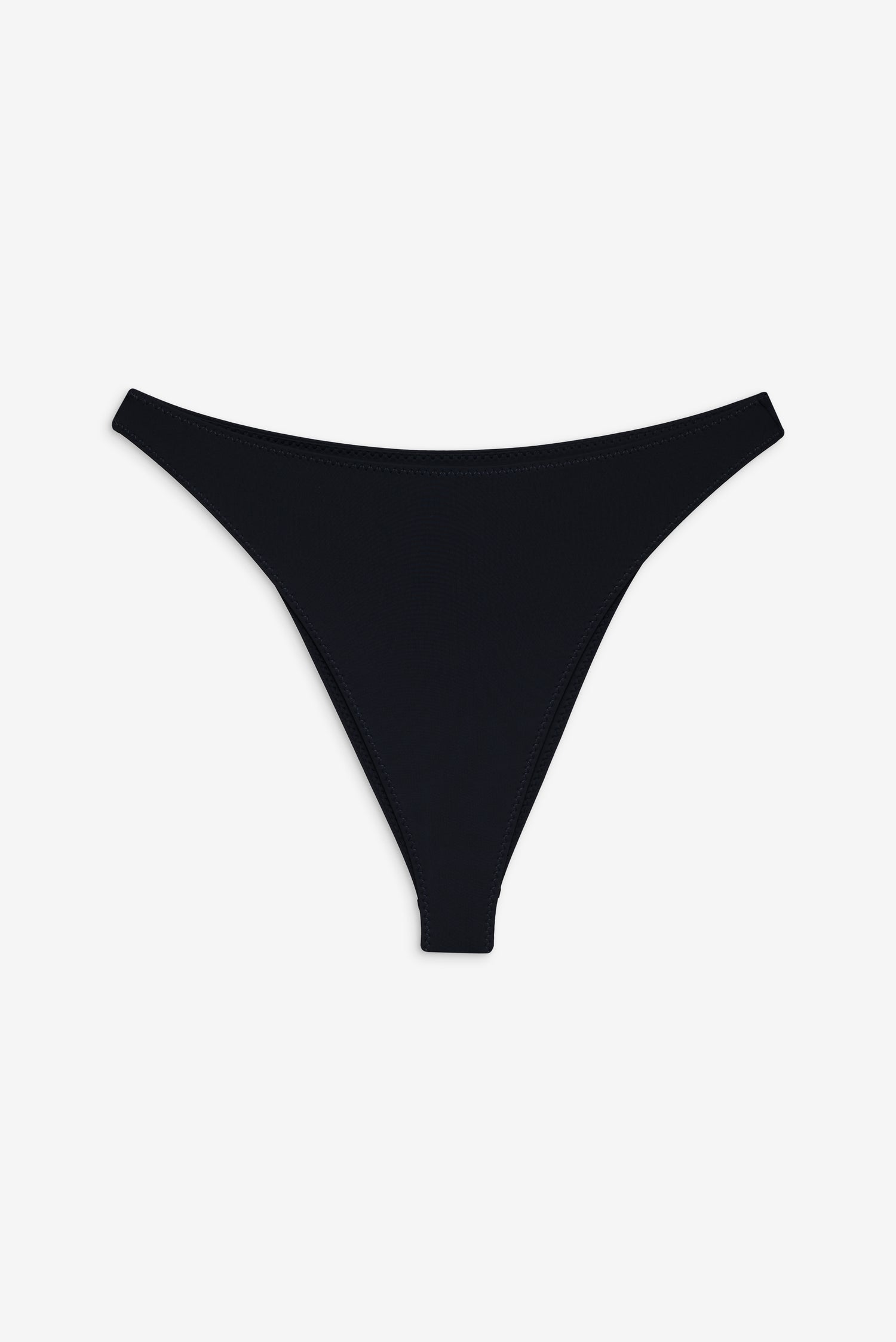 Beck High Waist Bikini Bottom  Black