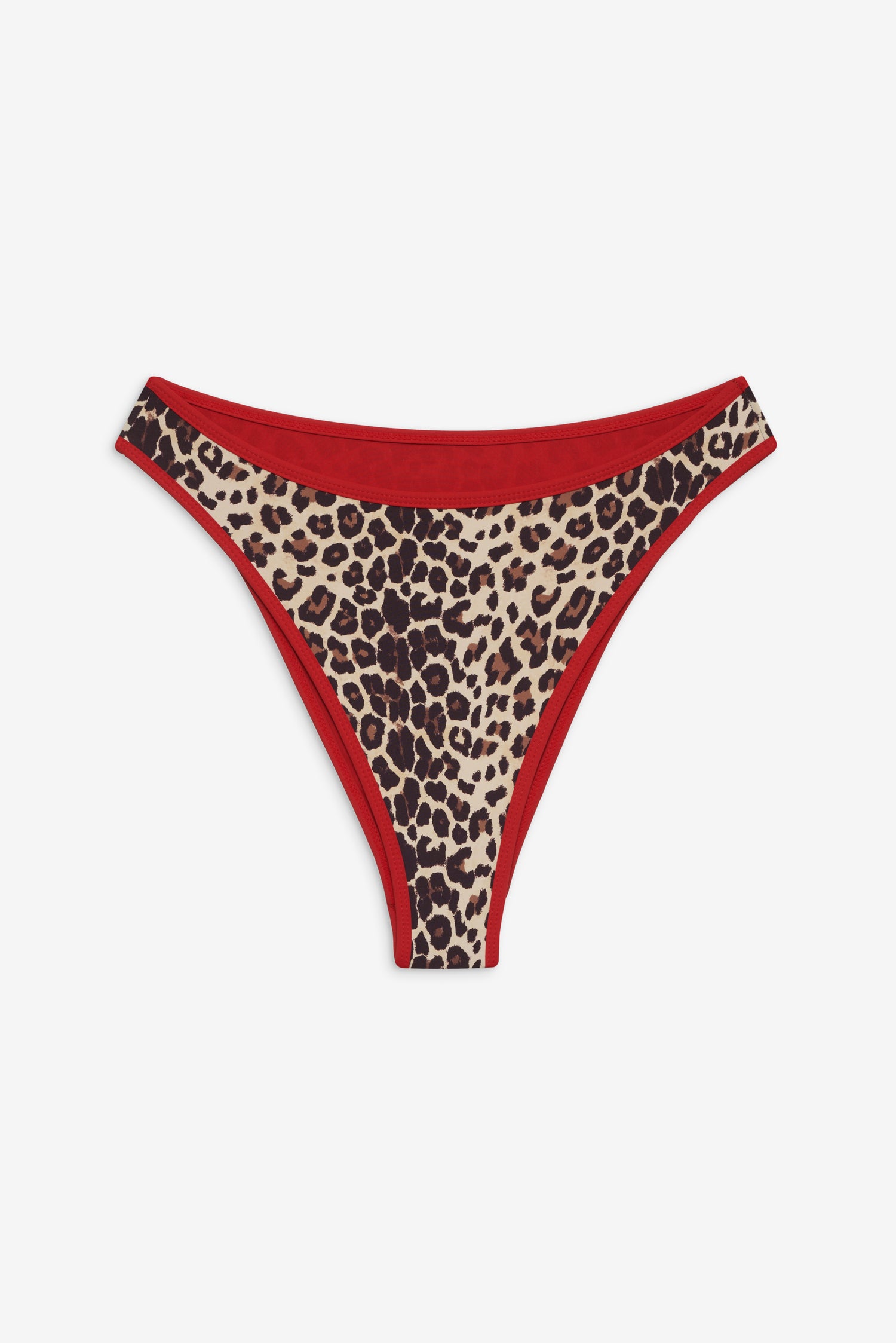 Beck High Waist Bikini Bottom  Cheetah