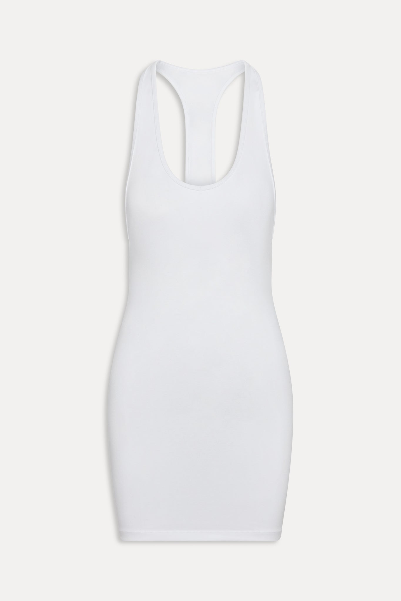 x JENNIE Bianca Cotton Mini Dress  Optic White