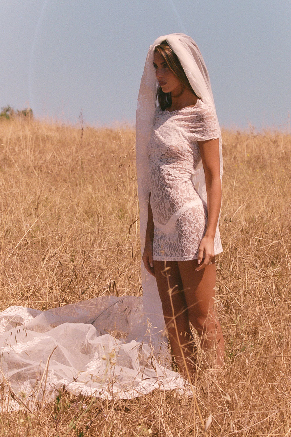 x Paige Lorenze True Love Lace Mini Dress  Sunday Ceremony