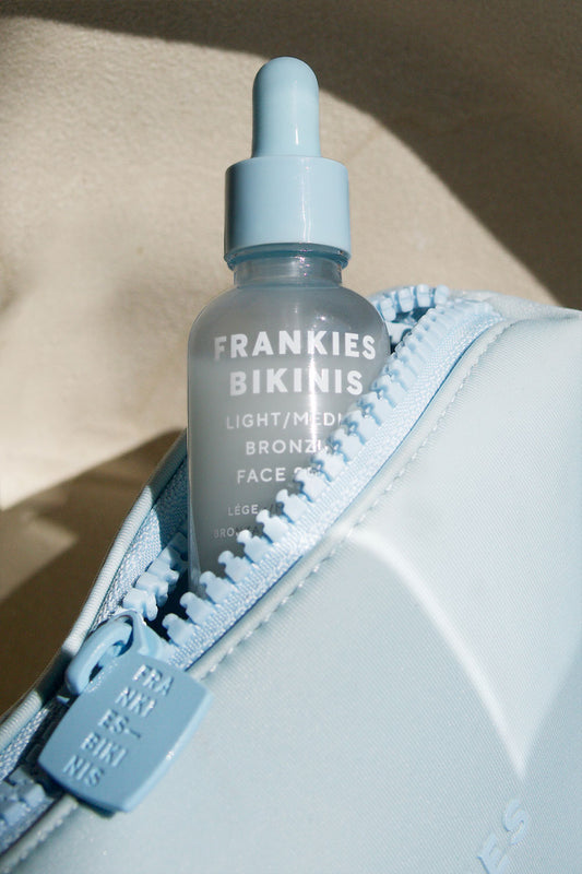 bronze collection 4 piece tanning set face serum product photo by Frankies Bikinis 