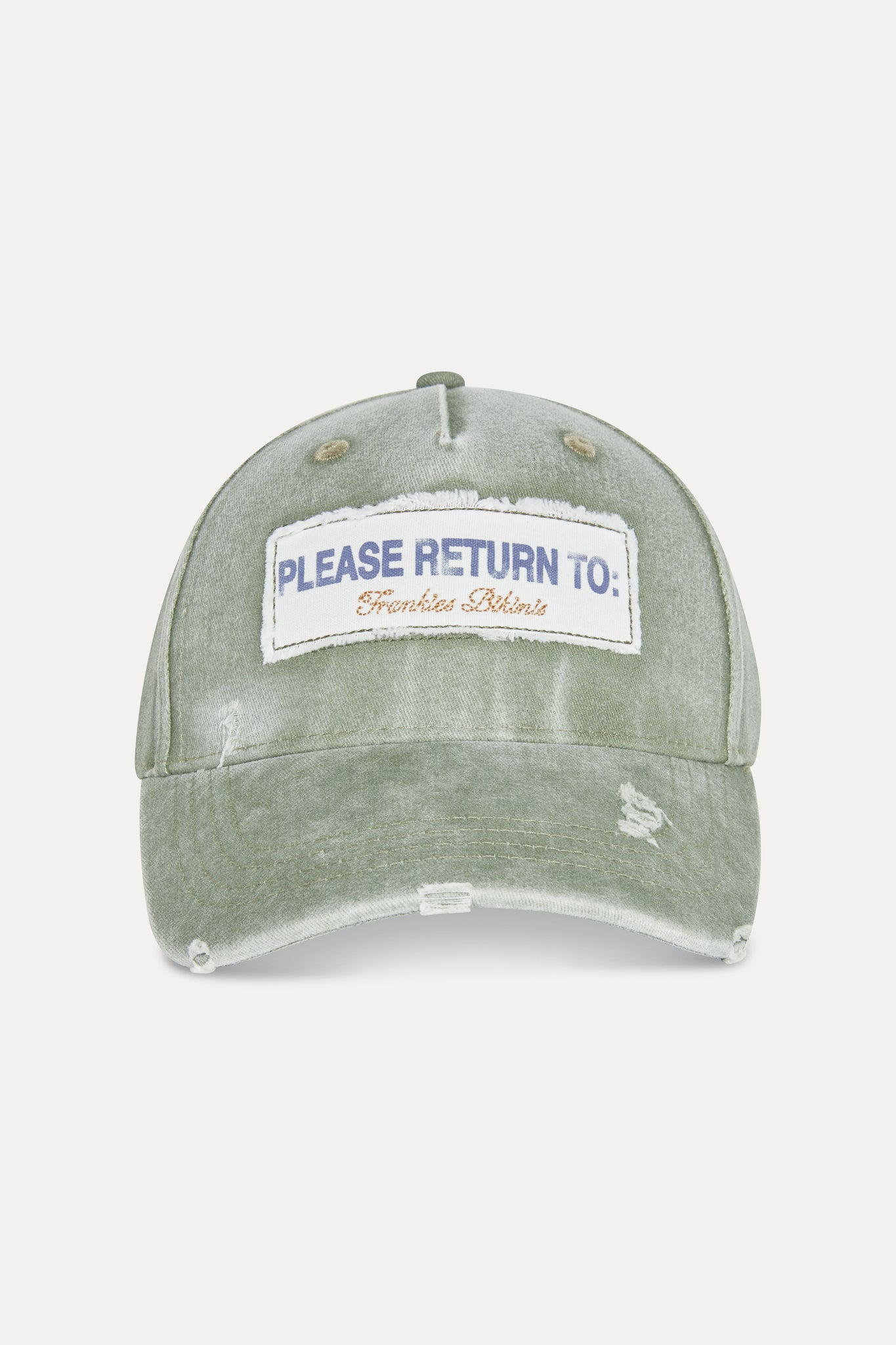 Carolina Distressed Canvas Baseball Cap  Harvest
