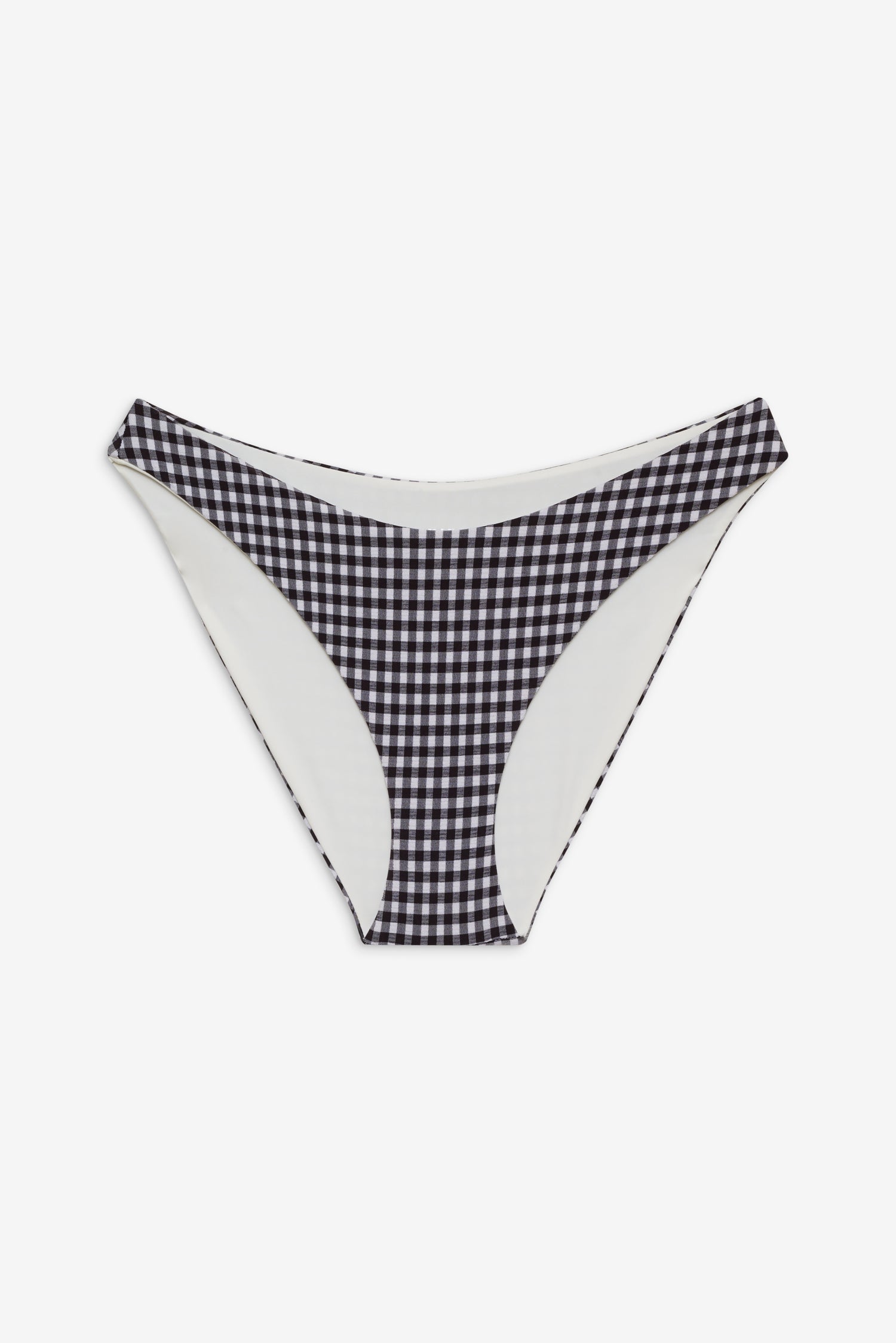 Catalina Full Coverage Bikini Bottom  Blackberry Gingham