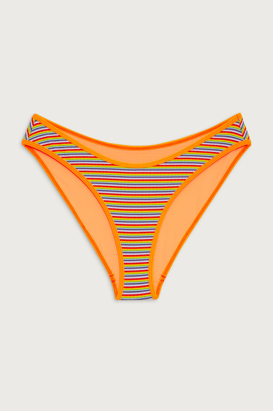 Catalina full coverage bikini bottom hawaiian sky by Frankies Bikinis 