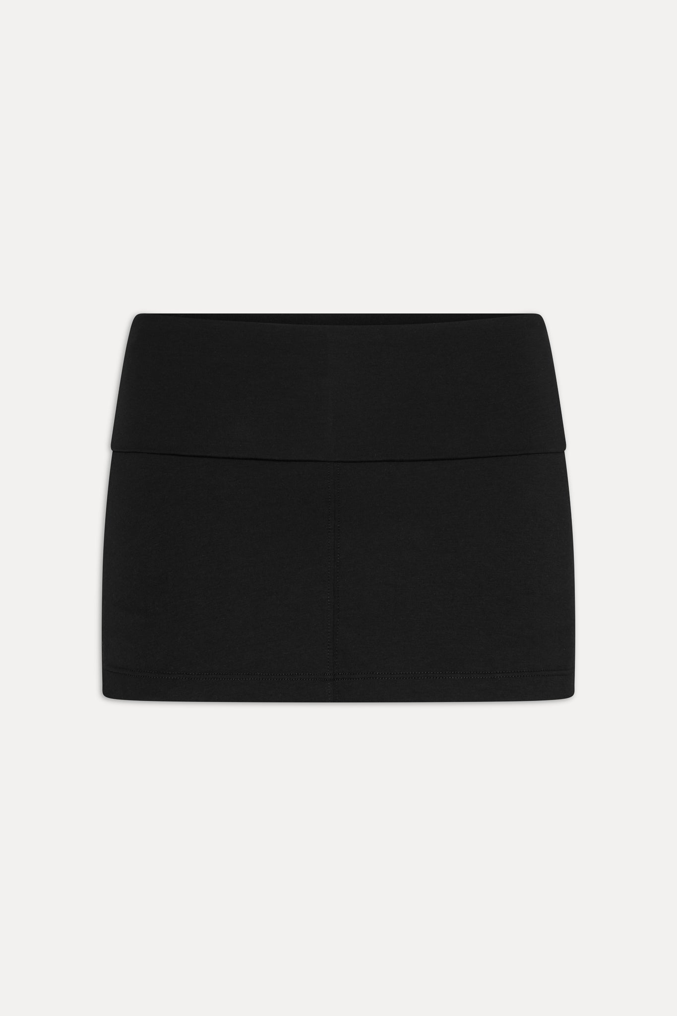 x JENNIE Chantal Foldover Mini Skort - Black