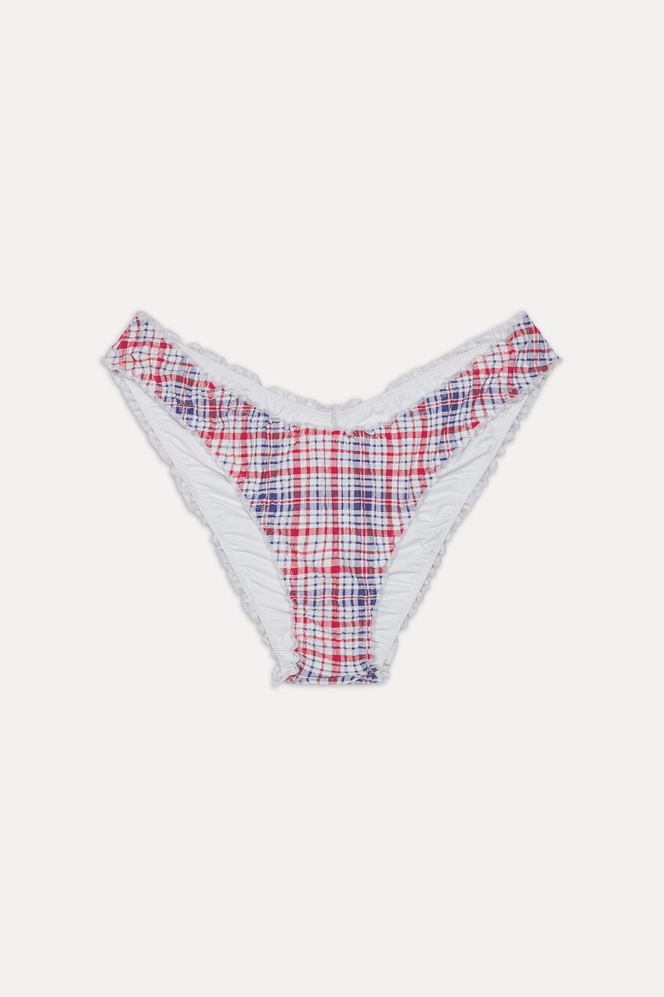 Charlotte Cheeky Bikini Bottom  Americana Plaid