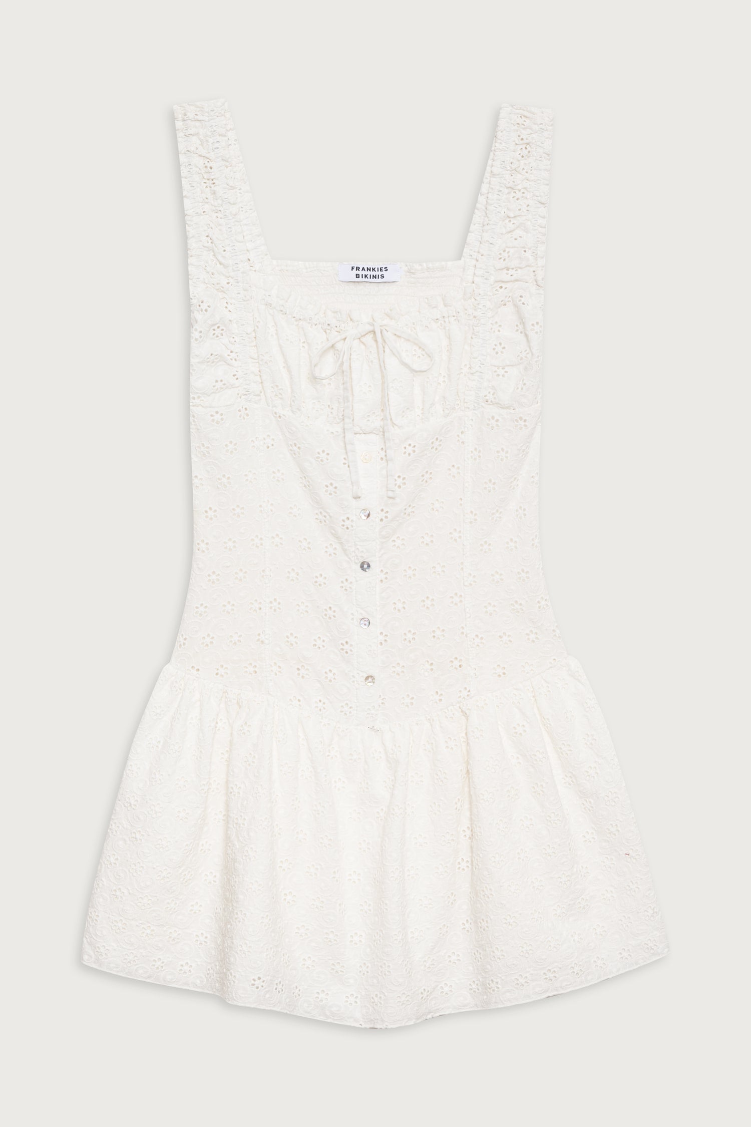 christa eyelet mini dress white eyelet mini dress Christa Eyelet Mini Dress