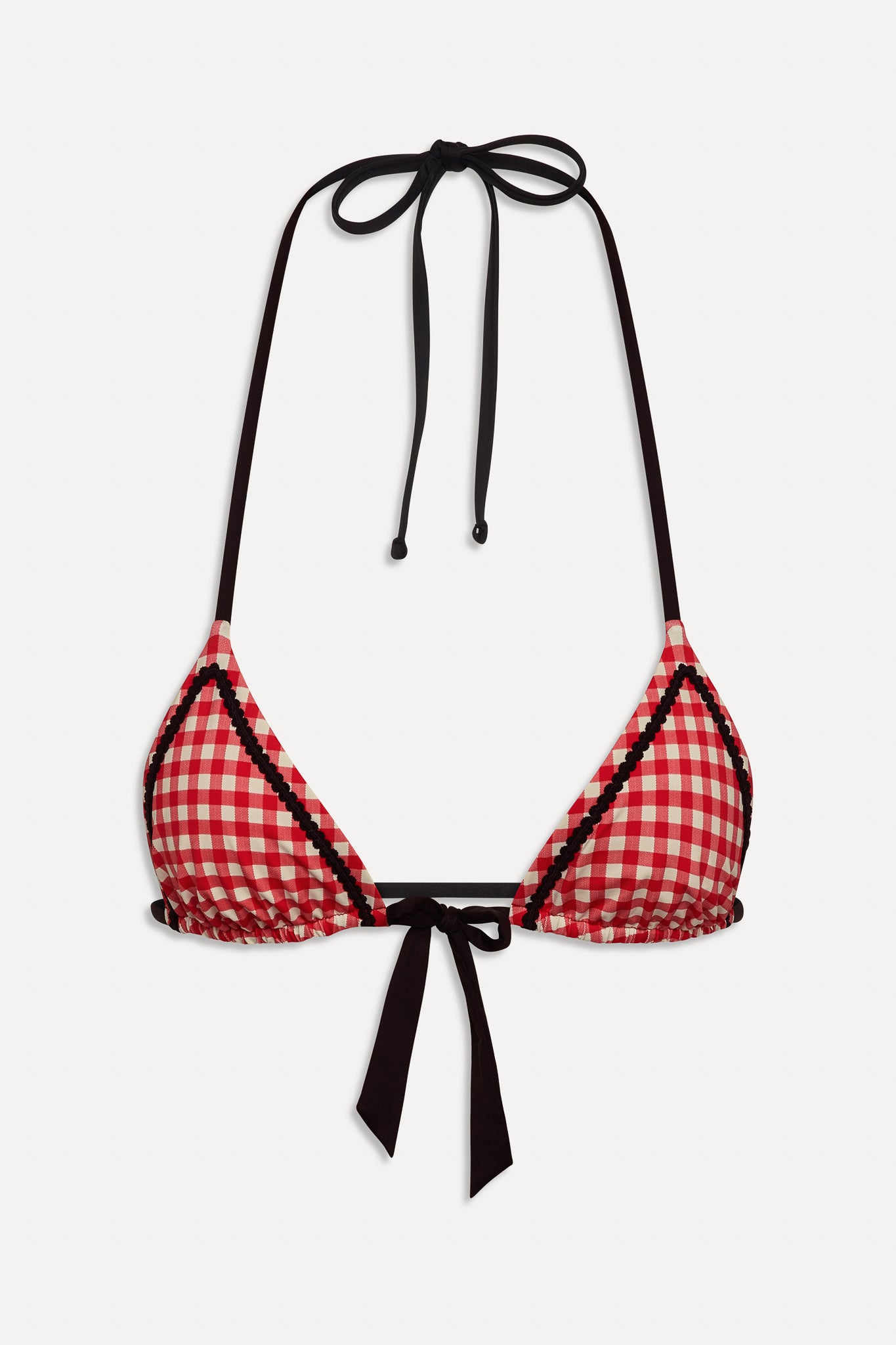 Coastal Micro Triangle Bikini Top  Cherry Picnic