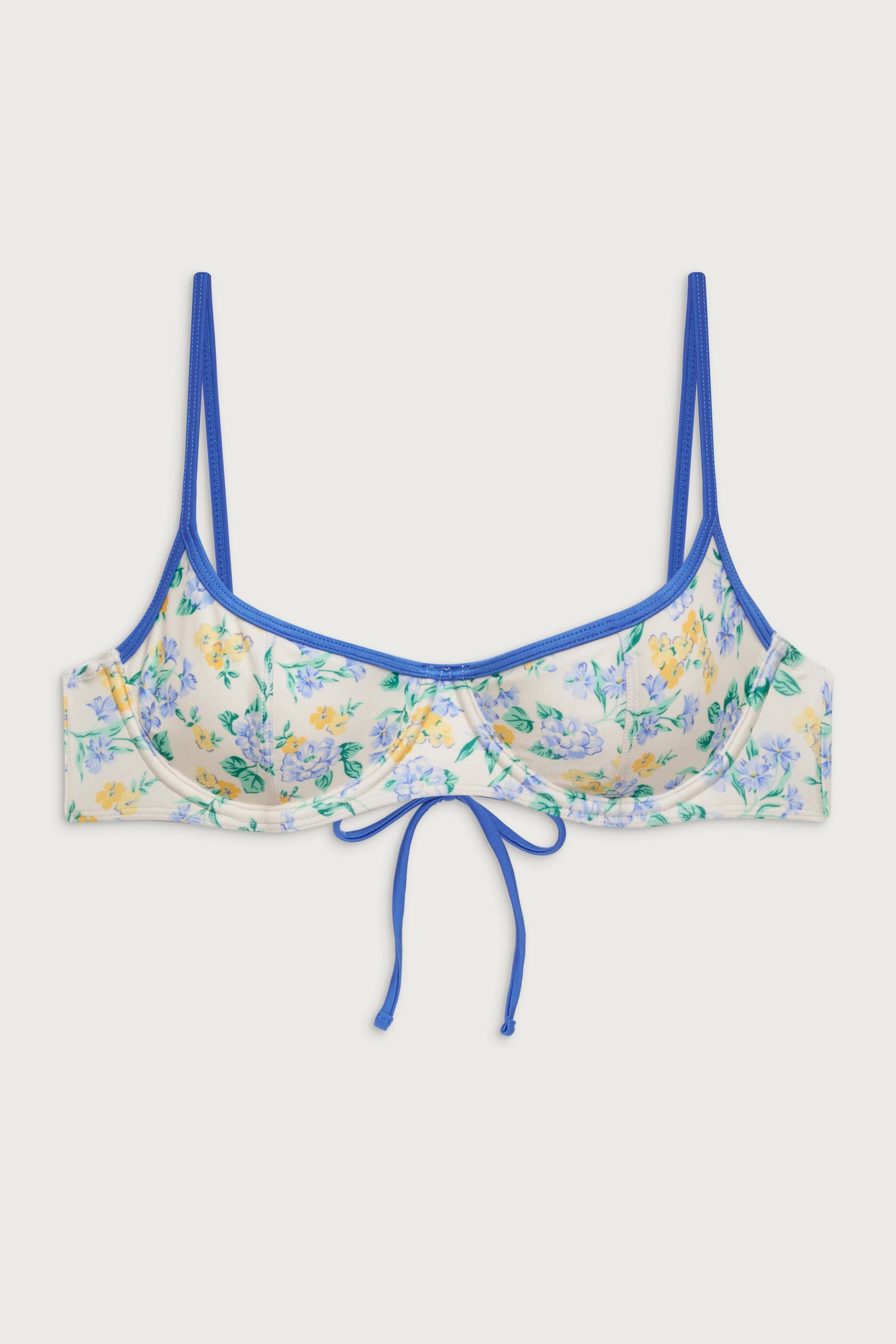 Cola Shine Underwire Bikini Top  Coastal Floral