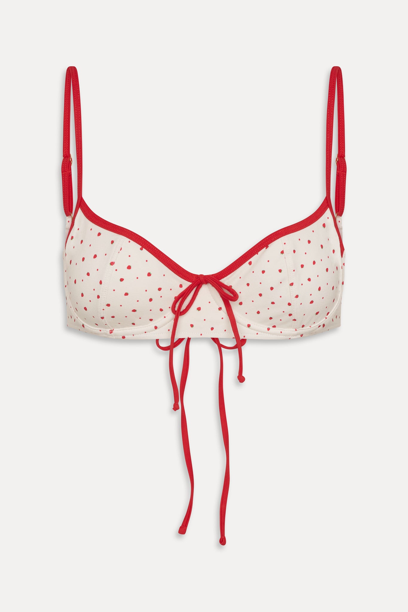 Cola Underwire Bikini Top  Tiny Berry