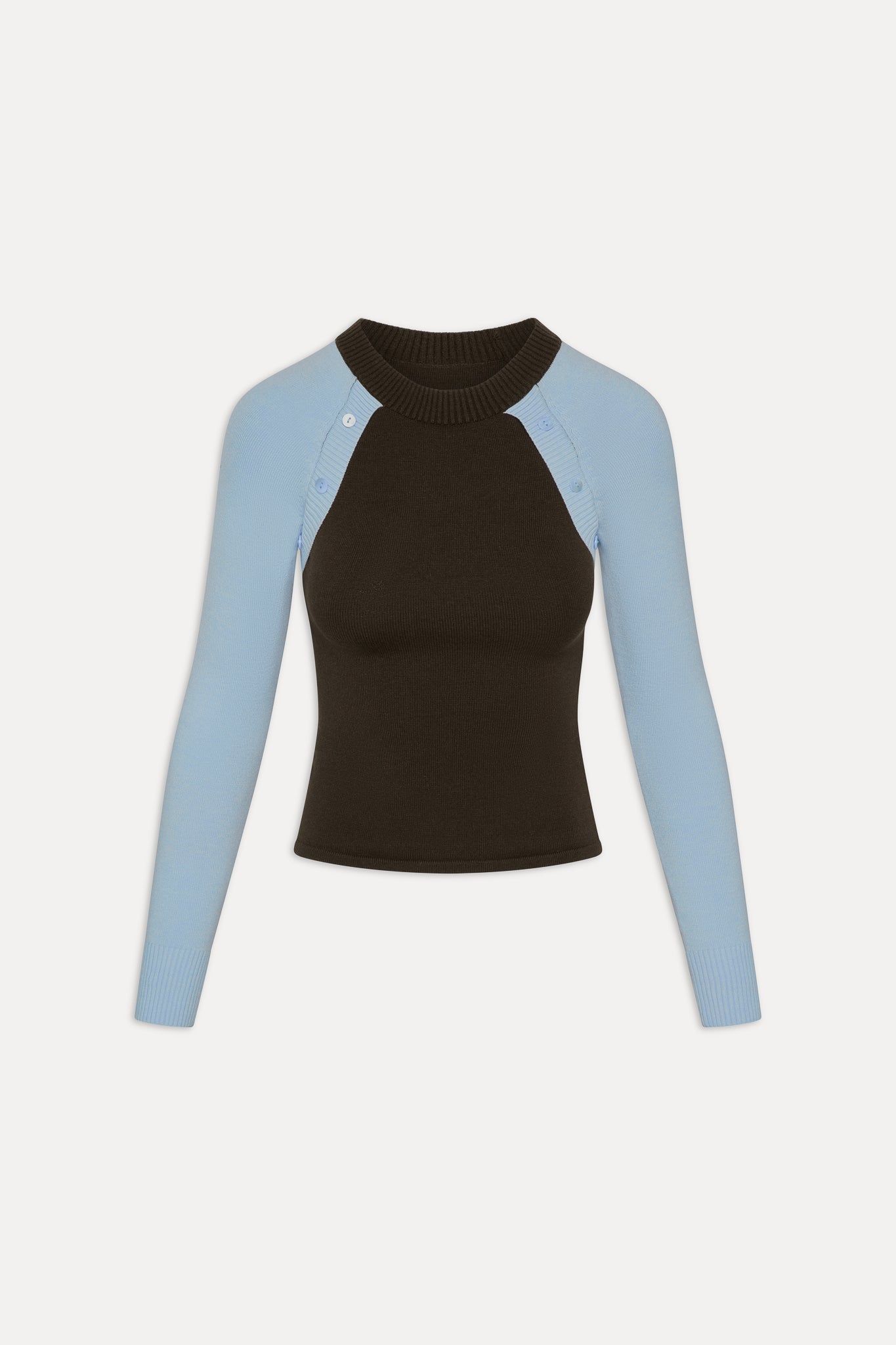 Collin Knit Sweater - Chocolate Brown