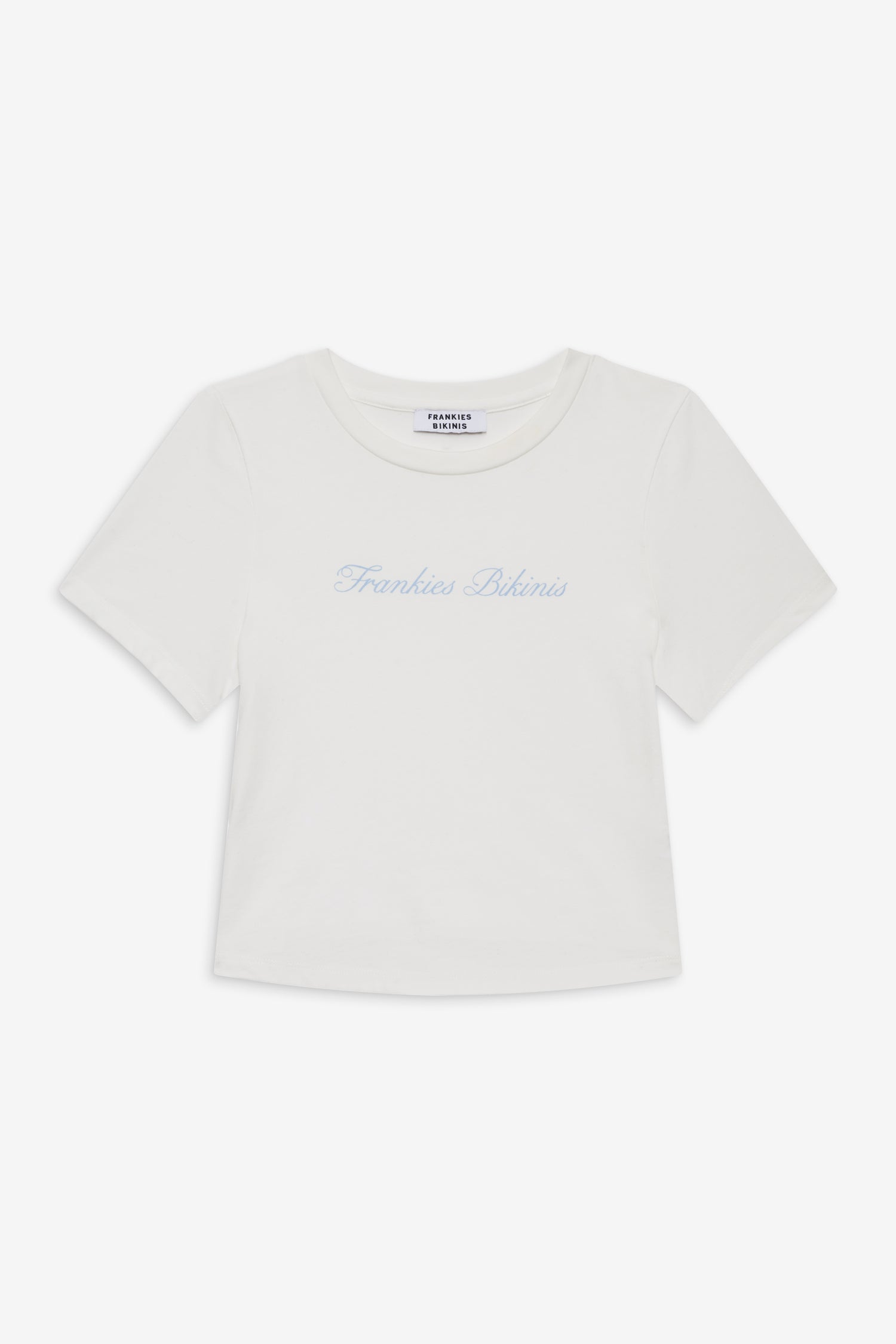 Collins Cropped T Shirt  White