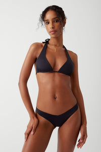 Lucia Eyelet Cut Out One Piece Swimsuit - Black