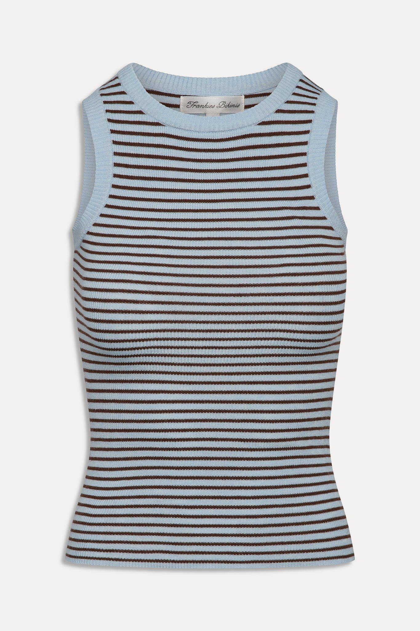 Cuddle Knit Tank Top - Montauk Stripe