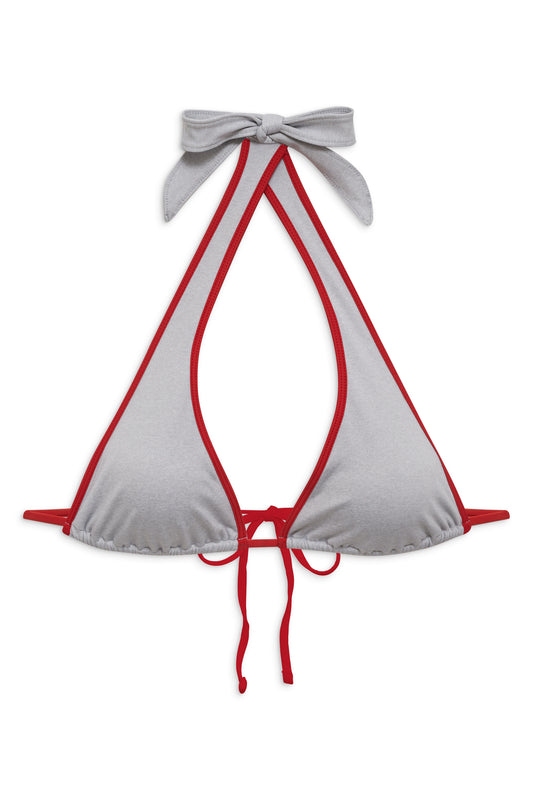 Product-Hover--Diana Halter Bikini Top - Cherry Mint